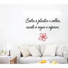 Adesivo Decorativo De Parede Sala Frase Entre O Plantar E