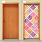 Adesivo Decorativo De Porta - Abstrato - 1448cnpt