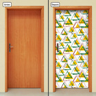 Adesivo Decorativo De Porta - Abstrato - 1852cnpt