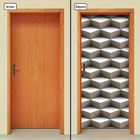 Adesivo Decorativo De Porta - Abstrato - 835cnpt