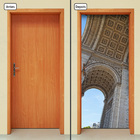 Adesivo Decorativo De Porta - Arco Do Triunfo - 343cnpt