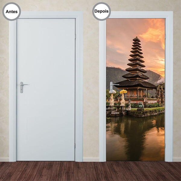 Adesivo Decorativo De Porta - Bali - 254pt
