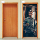 Adesivo Decorativo De Porta - Barbearia - 1755cnpt