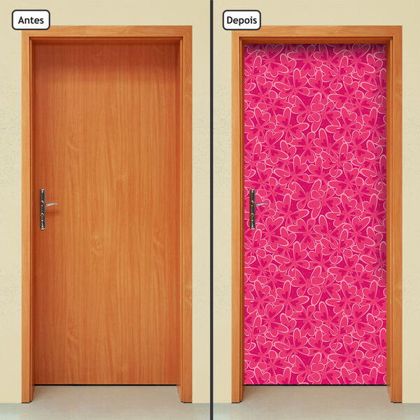 Adesivo Decorativo De Porta - Borboletas - 799cnpt