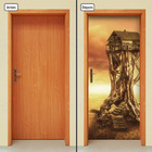 Adesivo Decorativo De Porta - Cabana - Fantasia - 339cnpt