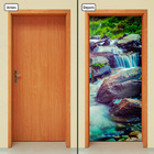 Adesivo Decorativo De Porta - Cachoeira - 756cnpt