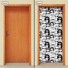 Adesivo Decorativo De Porta - Caricaturas - 401cnpt