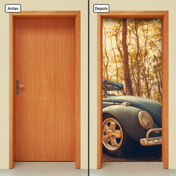 Adesivo Decorativo De Porta - Carro Vintage - 998cnpt | Leroy Merlin