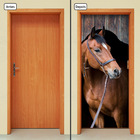 Adesivo Decorativo De Porta - Cavalo - 1198cnpt