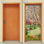 Adesivo Decorativo De Porta - Cerejeira - 1983cnpt