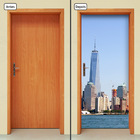 Adesivo Decorativo De Porta - Cidade - 953cnpt
