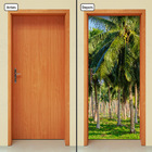 Adesivo Decorativo De Porta - Coqueiros - 1599cnpt