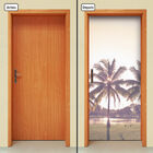 Adesivo Decorativo De Porta - Coqueiros - 1613cnpt