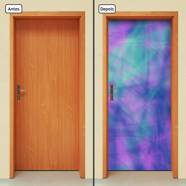 Adesivo Decorativo De Porta - Cores - 048cnpt