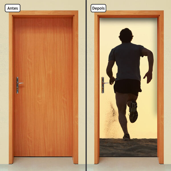 Adesivo Decorativo De Porta - Corrida - 302cnpt