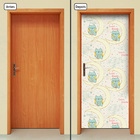 Adesivo Decorativo De Porta - Corujas - Infantil - 150cnpt