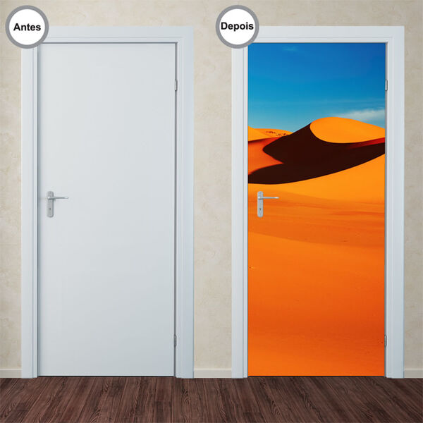 Adesivo Decorativo De Porta - Deserto - 055pt
