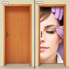 Adesivo Decorativo De Porta - Design De Sobrancelhas - 1903cn