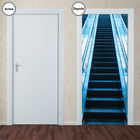 Adesivo Decorativo De Porta - Escada Rolante - 176pt