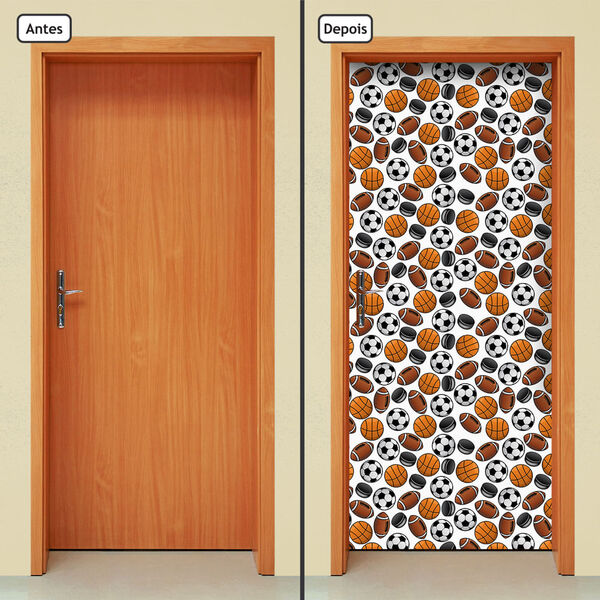 Adesivo Decorativo De Porta - Esportes - 779cnpt