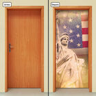 Adesivo Decorativo De Porta - Estados Unidos - 992cnpt