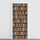 Adesivo Decorativo De Porta - Estante De Livros - 2517cnpt