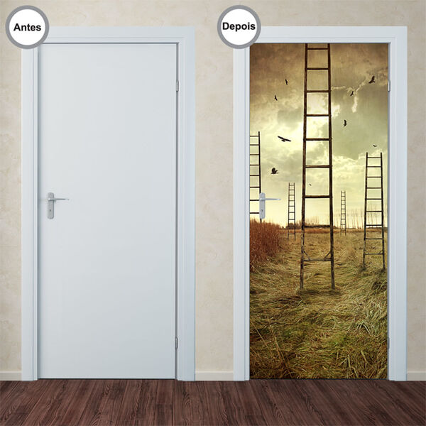 Adesivo Decorativo De Porta - Fantasia - 083pt