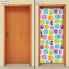 Adesivo Decorativo De Porta - Fantasmas - Infantil - 226cnpt