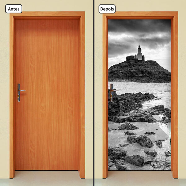 Adesivo Decorativo De Porta - Farol - 942cnpt