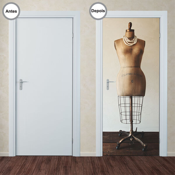 Adesivo Decorativo De Porta - Fashion - 149pt