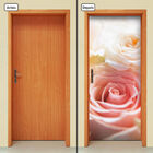 Adesivo Decorativo De Porta - Flor - Rosa - 1229cnpt