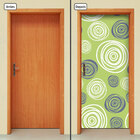 Adesivo Decorativo De Porta - Flores - Abstrato - 102cnpt