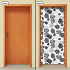 Adesivo Decorativo De Porta - Folhas - 1817cnpt