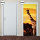 Adesivo Decorativo De Porta - Girafa - 203pt