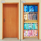 Adesivo Decorativo De Porta - Giz - Escola - 633cnpt