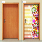 Adesivo Decorativo De Porta - Guloseimas - 447cnpt