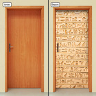 Adesivo Decorativo De Porta - Hieróglifo - 1156cnpt
