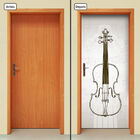 Adesivo Decorativo De Porta - Instrumento Musical - 1364cnpt
