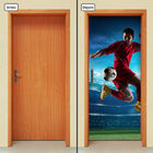 Adesivo Decorativo De Porta - Jogador De Futebol - 1974cnpt