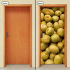 Adesivo Decorativo De Porta - Kiwi - Frutas - 078cnpt