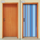 Adesivo Decorativo De Porta - Listras - 1645cnpt