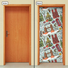 Adesivo Decorativo De Porta - Londres - 1695cnpt