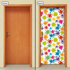 Adesivo Decorativo De Porta - Manchas De Tinta - 807cnpt