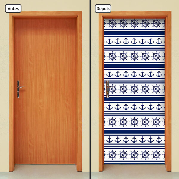 Adesivo Decorativo De Porta - Marítimo - 886cnpt