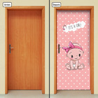 Adesivo Decorativo De Porta - Menina - Infantil - 1912cnpt