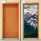 Adesivo Decorativo De Porta - Montanha - Natureza - 961cnpt