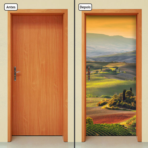 Adesivo Decorativo De Porta - Natureza - 979cnpt