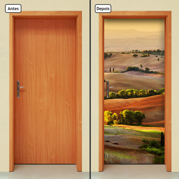 Adesivo Decorativo De Porta - Natureza - 982cnpt