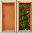 Adesivo Decorativo De Porta - Natureza - Floresta - 058cnpt