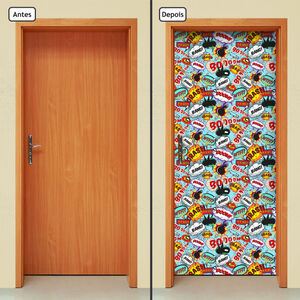 Adesivo Decorativo De Porta - Onomatopeias - 575cnpt | Leroy Merlin